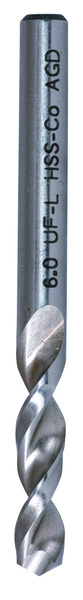 Kobaltový víceúčelový vrták do kovu DIN1897 R UFL HSSCo5