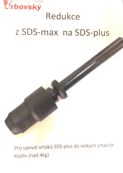 Redukce z  SDS  -max na SDS-plus